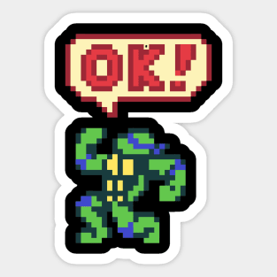 Leonardo OK Sticker